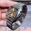 0089 Plain Cartier Santos Mens XL 40MM BVF SSSS Brown Dial