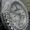 0024 Audemars Piguet Royal Oak 15500 39mm 2tone Rose Gold & White Small Stone Bezel Big Stone Band