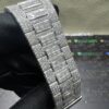0044 Patek Philippe Nautilus 5712 40mm White Plain Dial Baguette Bezel & Baguette Band