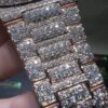05b93a795832d6ddfcb491f72586999e 0007 Patek Nautilus 5711 40mm Rose Gold Baguette Dial Big Stone Bezel & Case Big Stone Band