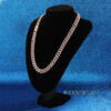 0059 925 Slive Moissanite Cuban Chains rose gold 12mm 22in