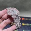 3d4c7cbadec9b1ee06d66a278e9668df 0007 Patek Nautilus 5711 40mm Rose Gold Baguette Dial Big Stone Bezel & Case Big Stone Band