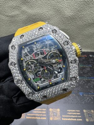 0036 Richard Mille RM011-03 43mm Yellow Band