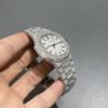 631e981f3cea29ef0c4826ae38b254c7 0069 Patek Nautilus 5711 40mm Plain White Dial 2 Rows Stone Bezel Small Stone Case & Band