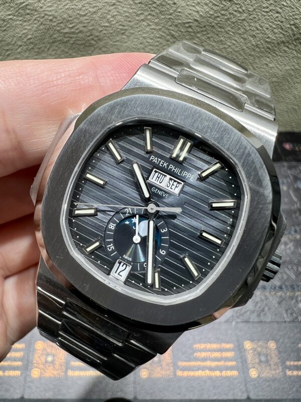 0091 Plain Patek Philippe Nautilus 5726 Full Function PPF 40MM Blue Dial SS Band