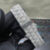 0018 Patek Nautilus 5711 40mm White Baguette Dial Big Stone Bezel & Case Big Stone Band