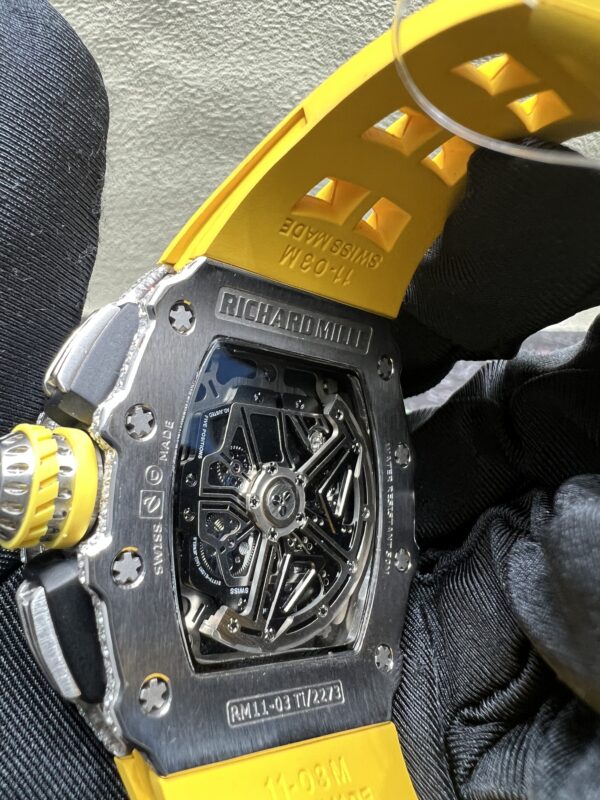 0036 Richard Mille RM011-03 43mm Yellow Band