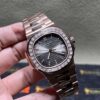 0010 Patek Philippe Nautilus 5711 40mm Rose Gold Baguette Bezel