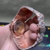 9b533013b385e5827758cee54894c539 0007 Patek Nautilus 5711 40mm Rose Gold Baguette Dial Big Stone Bezel & Case Big Stone Band