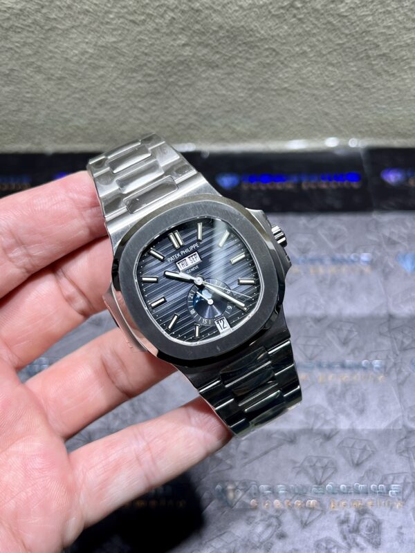0091 Plain Patek Philippe Nautilus 5726 Full Function PPF 40MM Blue Dial SS Band