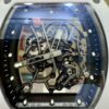 0128 RM055 43mm White ceramic case thinkness 13.5mm Skeleton Dial Super Clone