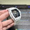0128 RM055 43mm White ceramic case thinkness 13.5mm Skeleton Dial Super Clone