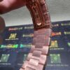 0010 Patek Philippe Nautilus 5711 40mm Rose Gold Baguette Bezel