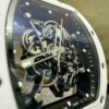 0128 RM055 43mm White ceramic case thinkness 13.5mm Skeleton Dial Super Clone