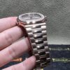 0010 Patek Philippe Nautilus 5711 40mm Rose Gold Baguette Bezel
